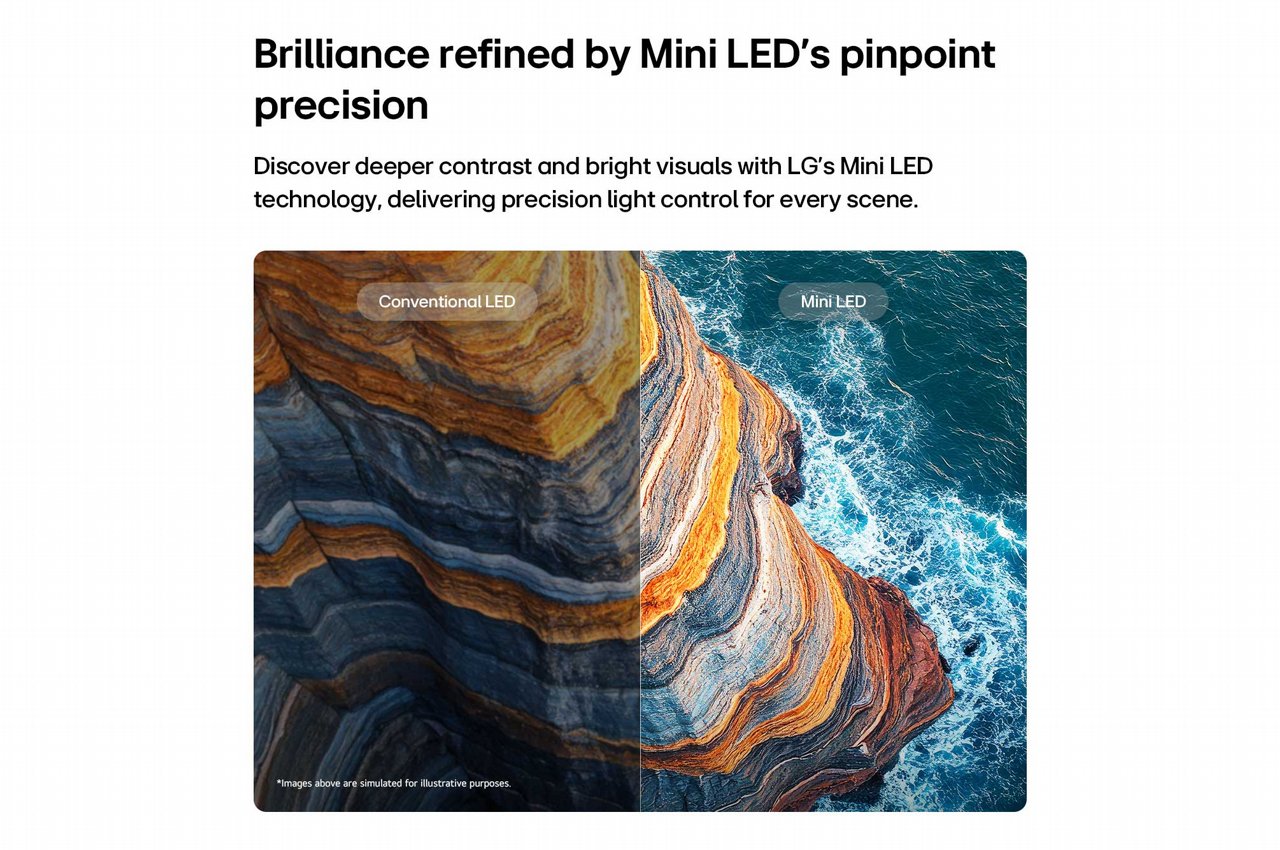 �������� ���� LG 50QNED70B6T ����� 50 ���� �� �� QNED MiniLED 4K Smart TV �� ����� ����� webOS 26 ����� ����