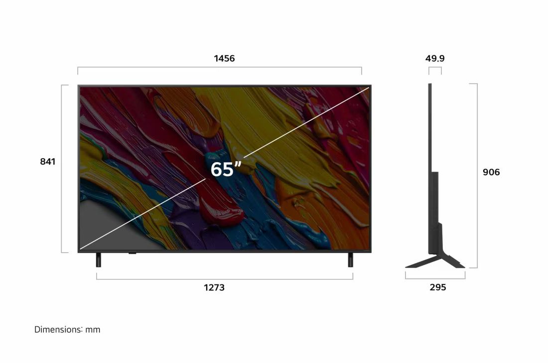 LG 65QNED82A6A - �������� ���� 65 ���� QNED 4K �� ���� ?7 AI Gen8 ������ webOS 25 �������� ����� | ����� ����