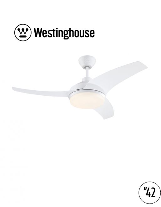 מאוורר תקרה Westinghouse Valeria בקוטר 42" לבן מנוע DC עם תאורת LED וסטינגהאוס תואם שעון שבת יבואן רשמי מאוורר תקרה Westinghouse Valeria בקוטר 42" לבן מנוע DC עם תאורת LED וסטינגהאוס תואם שעון שבת יבואן רשמי