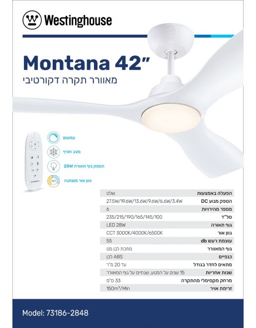 ������ ���� WESTINGHOUSE MONTANA ����� 42 ���� ���� DC ���������� ��� �� ��� ����� ����