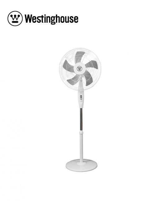 מאוורר עומד WESTINGHOUSE AERO וסטינגהאוס 16 אינץ' 50W בצבע לבן עם 5 להבים ובסיס עגול יבואן רשמי מאוורר עומד WESTINGHOUSE AERO וסטינגהאוס 16 אינץ' 50W בצבע לבן עם 5 להבים ובסיס עגול יבואן רשמי