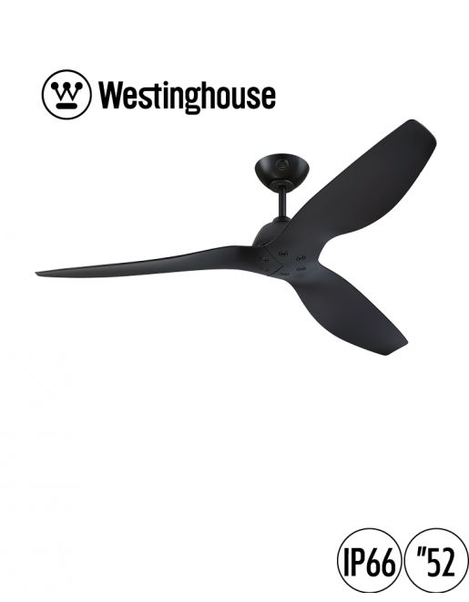 מאוורר תקרה 52 אינץ' WESTINGHOUSE AQUA ווסטינגהאוס שחור מוגן מים IP66 עם מנוע DC חסכוני יבואן רשמי מאוורר תקרה 52 אינץ' WESTINGHOUSE AQUA ווסטינגהאוס שחור מוגן מים IP66 עם מנוע DC חסכוני יבואן רשמי
