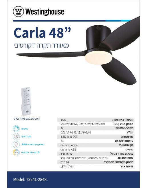 ������ ���� 48 ���� WESTINGHOUSE CARLA ���������� ���� ���� ���� �� ���� DC ���� - ����� ����