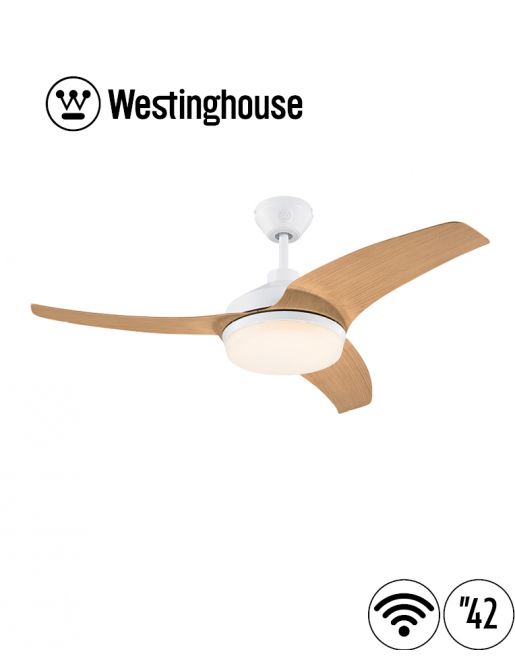 מאוורר תקרה חכם WESTINGHOUSE VALERIA WIFI ווסטינגהאוס לבן מט בקוטר 42 אינץ' עם מנוע DC שקט ואחריות יבואן רשמי מאוורר תקרה חכם WESTINGHOUSE VALERIA WIFI ווסטינגהאוס לבן מט בקוטר 42 אינץ' עם מנוע DC שקט ואחריות יבואן רשמי