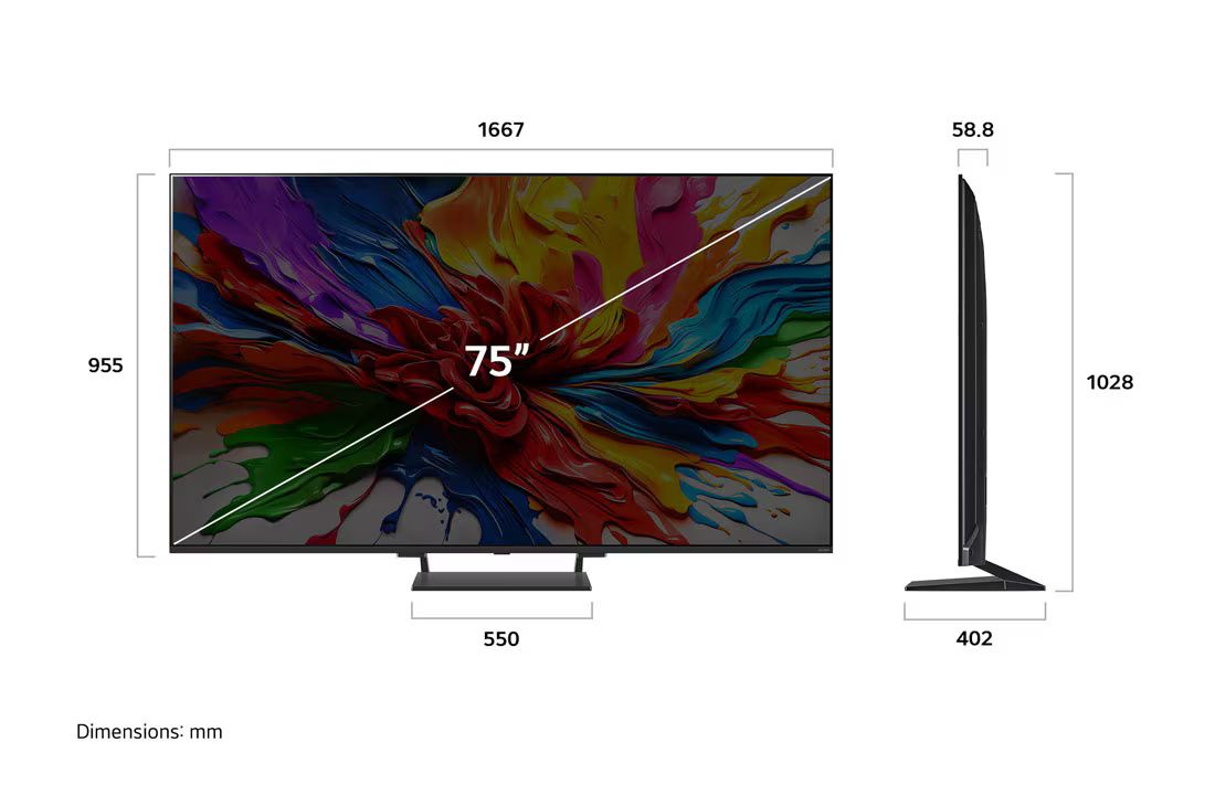LG 75QNED93A6A �������� ���� 75 ����  QNED evo MiniLED 4K | ����� ����-����� ����