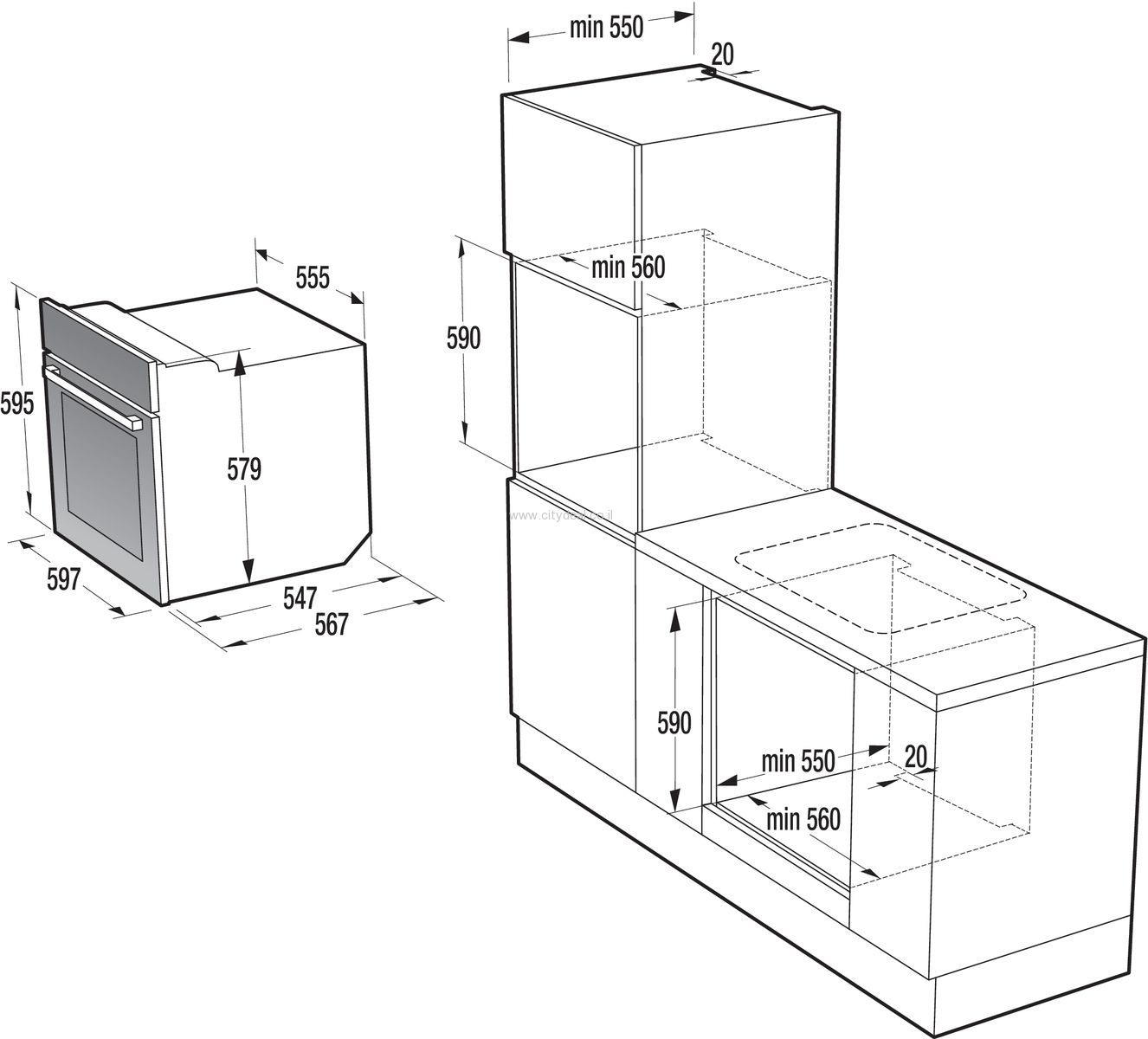 ���� ���� gorenje ��� BO658A44XG