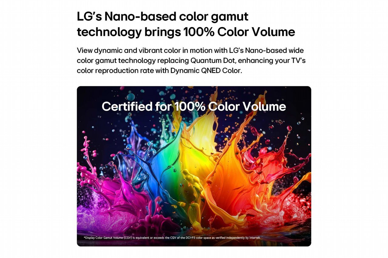 �������� ���� LG 65QNED70B6T ����� 65 ���� �� �� QNED MiniLED 4K Smart TV �� ����� ����� webOS 26 ����� ����