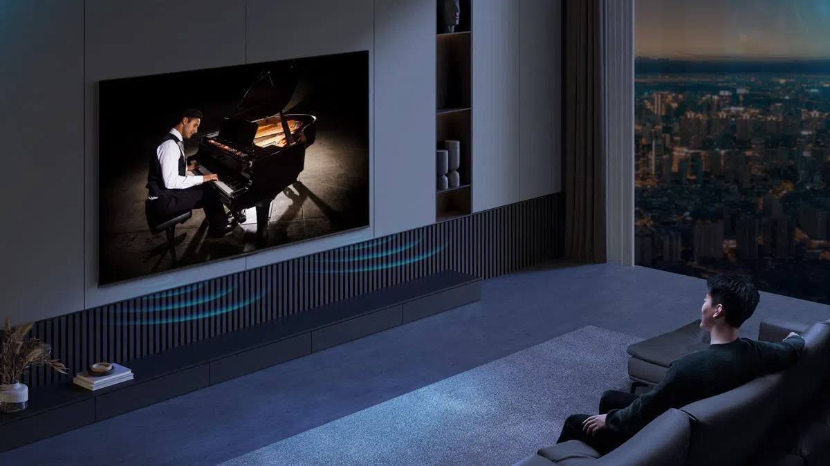 TCL 98T8C �������� ���� ����� 98 ���� QLED 4K 144Hz �� ����� ONKYO 2.1 ������ Google TV - ����� ����