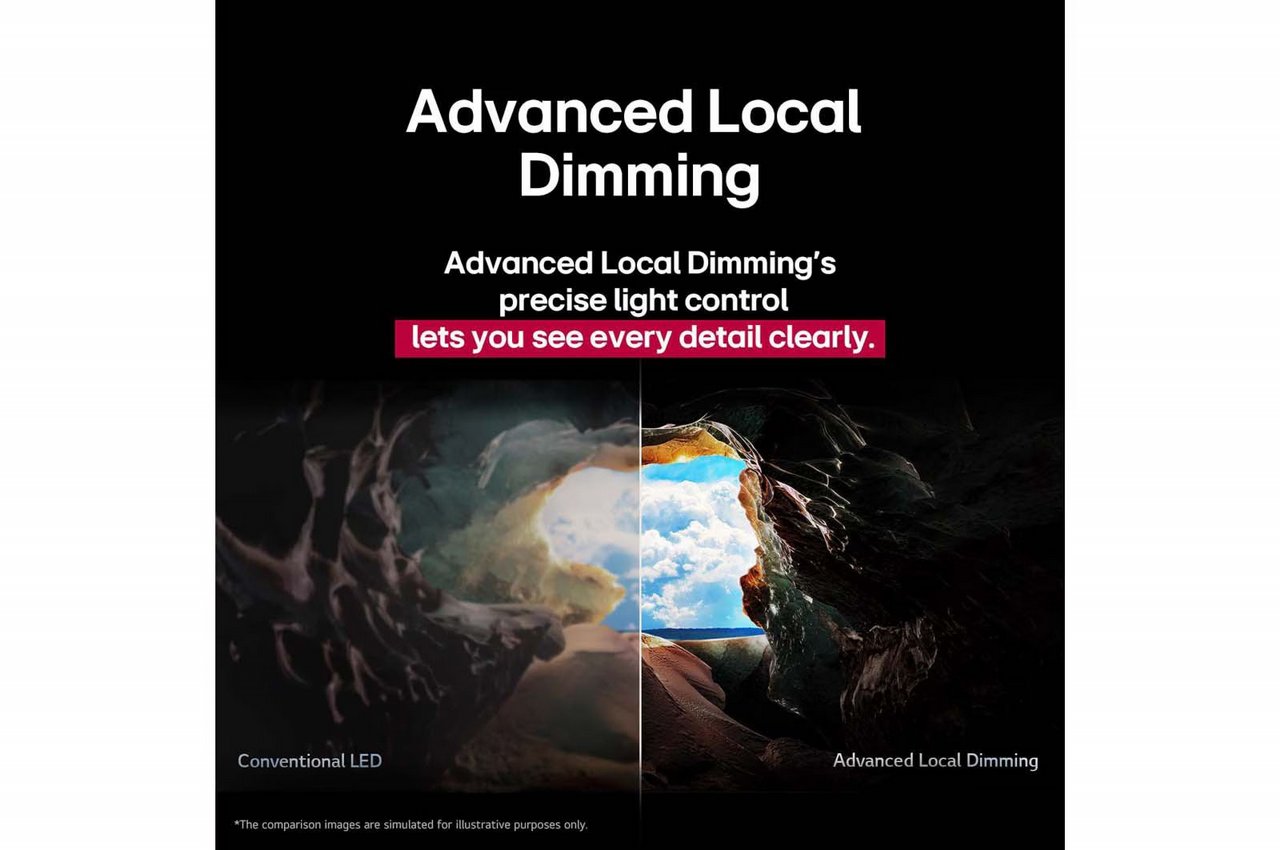 LG 75QNED70A6A: �������� ���� 75 ���� 4K QNED AI �� A7 AI Gen8 ������ �-HDR10/HLG