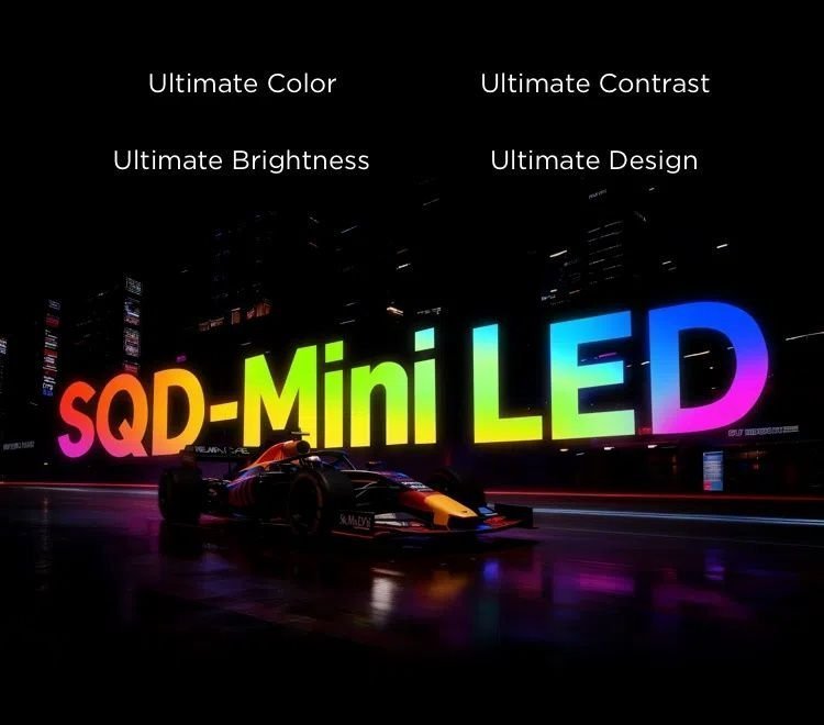 �������� ���� TCL 85C7L ��� 85 ���� 4K SQD-Mini LED ���� ����� 144Hz �� Google TV - ����� ����