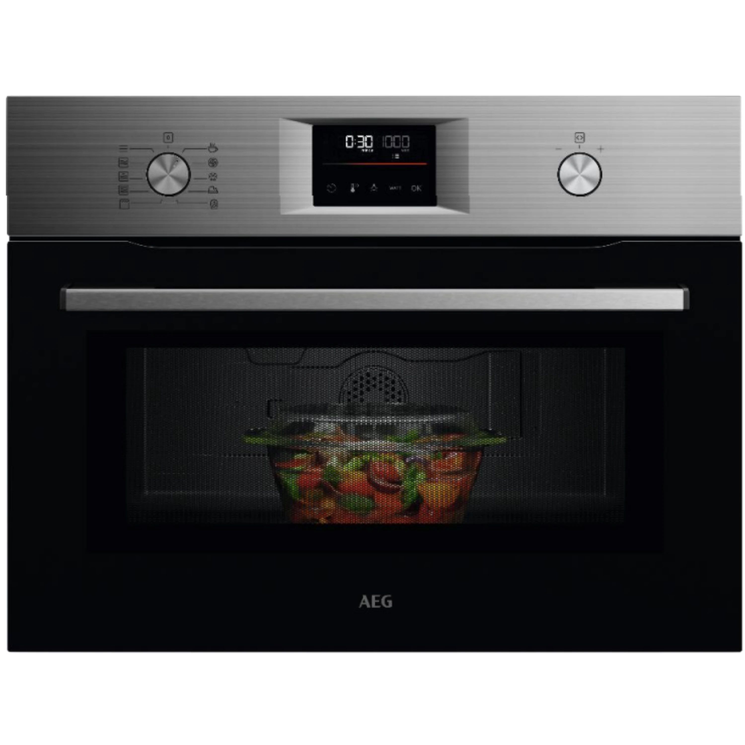 AEG ACM51401M - מיקרוגל בנוי אינוורטר משולב גריל 46 ליטר בצבע נירוסטה | יבואן רשמי AEG ACM51401M - מיקרוגל בנוי אינוורטר משולב גריל 46 ליטר בצבע נירוסטה | יבואן רשמי