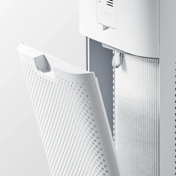 מיקום מסנן האוויר והגישה במטהר Xiaomi Mijia Smart Air Purifier 6
