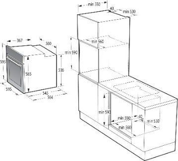 ���� ����� ���� Gorenje BOS6737E20BG ������� ���� 60 �"� ���� 12 ������� ����� ���� 77 ����