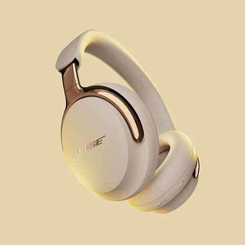 חומרי ייצור וגימור פרימיום Bose QuietComfort Ultra גימור מתכת יוקרתי וחומרי פרימיום של אוזניות Bose QuietComfort Ultra החדשות
