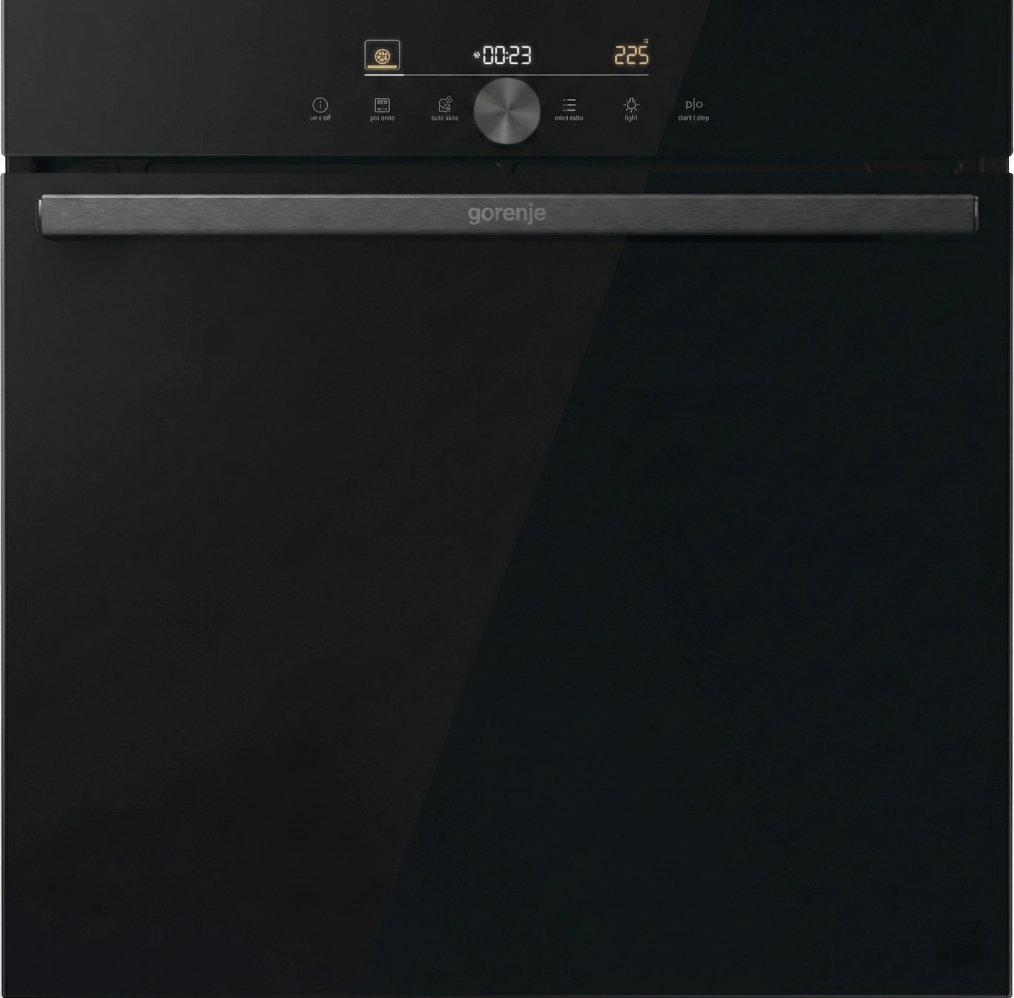 GORENJE BPS6747A09DBGOT - תנור בנוי 77 ליטר זכוכית שחורה עם AirFryer, ניקוי פירוליטי ומצב שבת GORENJE BPS6747A09DBGOT - תנור בנוי 77 ליטר זכוכית שחורה עם AirFryer, ניקוי פירוליטי ומצב שבת