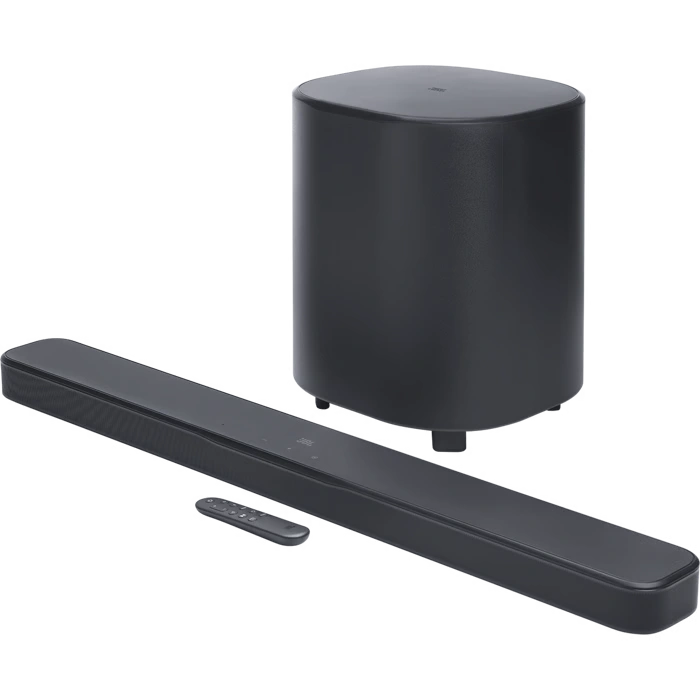 מקרן קול JBL Bar 500 MK2 5.1 750W עם סאבוופר אלחוטי 10 אינץ' בעיצוב שחור יוקרתי
