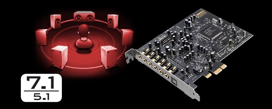 Creative Sound Blaster Audigy Rx אריזת המוצר הרשמית