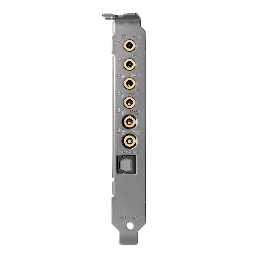Creative Sound Blaster Audigy Rx פאנל חיבורים אחורי