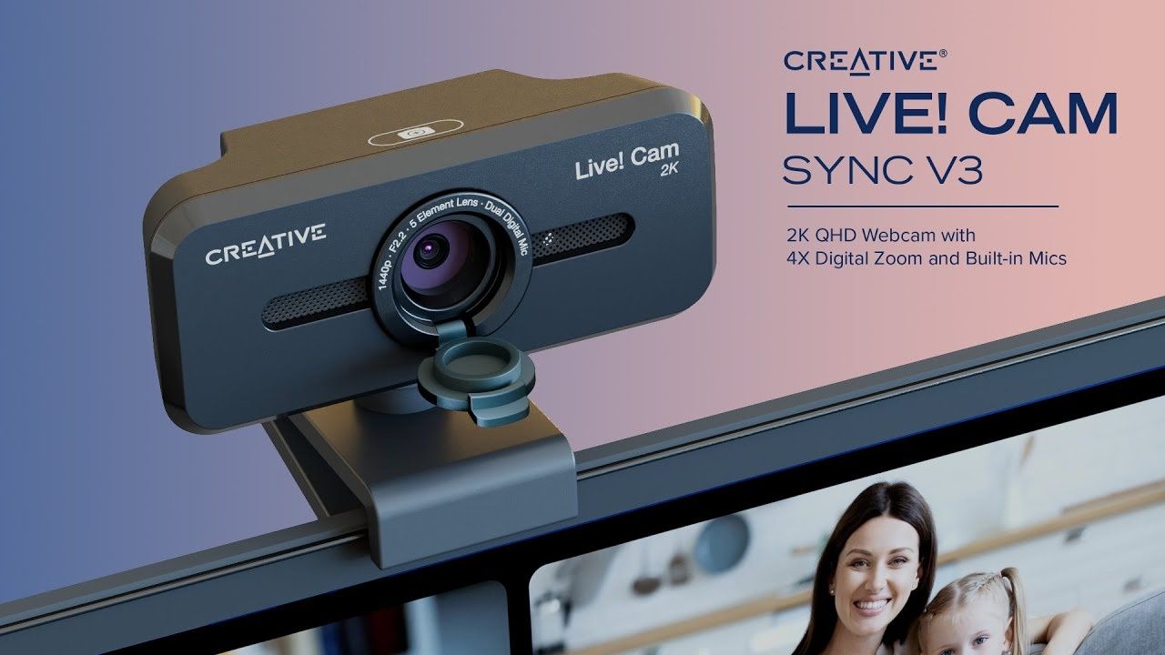מצלמת רשת Creative Live! Cam Sync V3 2K QHD