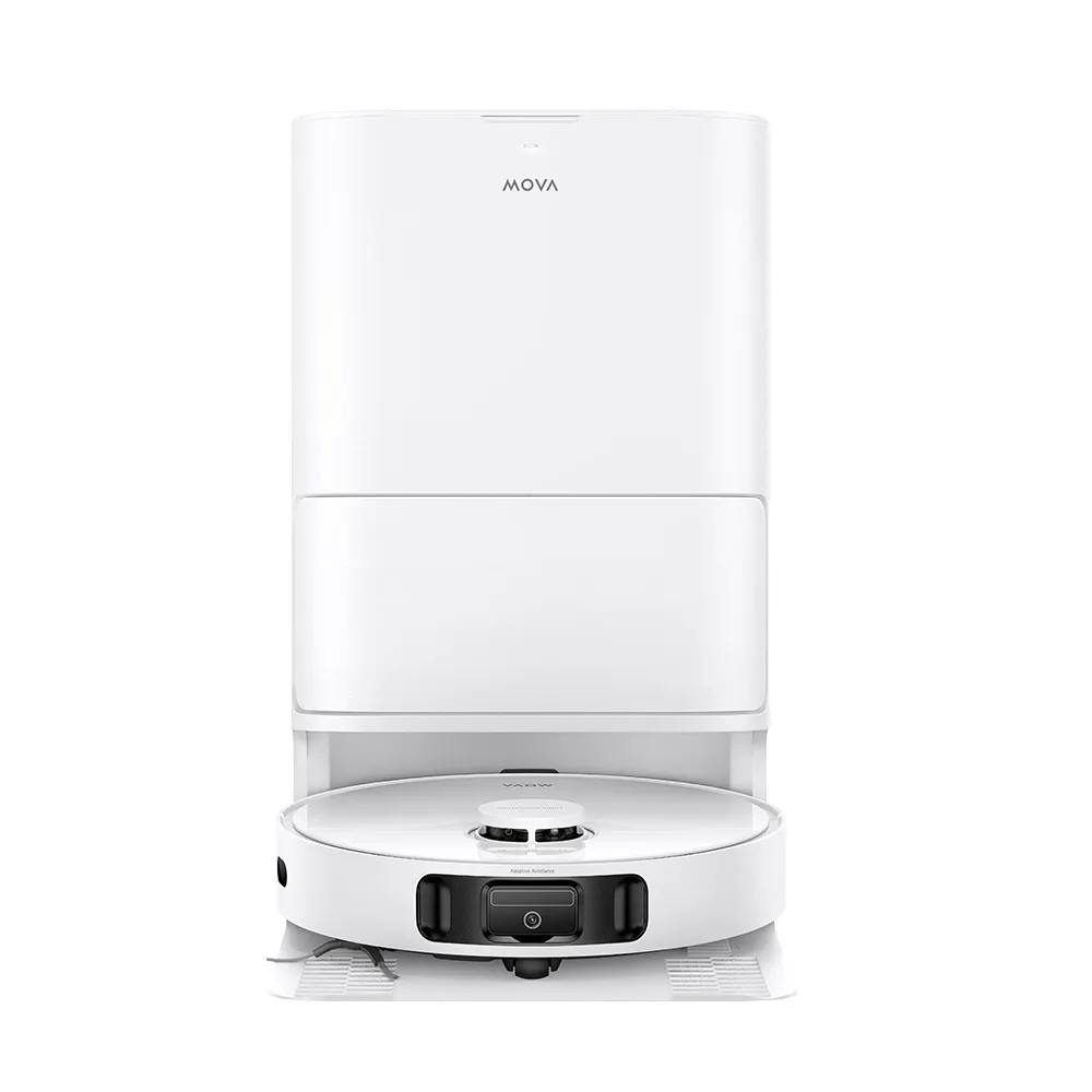 שואב שוטף רובוטי MOVA E40 Ultra עם תחנת עגינה All-in-One בצבע לבן
