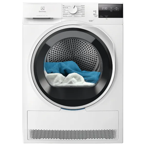מייבש כביסה קונדנסור Electrolux EDH6284BM אלקטרולוקס 8 ק"ג משאבת חום Heat Pump לבן יבואן רשמי מייבש כביסה קונדנסור Electrolux EDH6284BM אלקטרולוקס 8 ק"ג משאבת חום Heat Pump לבן יבואן רשמי
