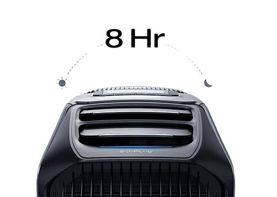 מזגן נייד EcoFlow WAVE 3 בפעולה בשטח