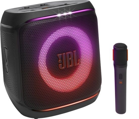 בידורית ניידת JBL PartyBox Encore 2 עם תאורת מסיבה ומיקרופון אלחוטי