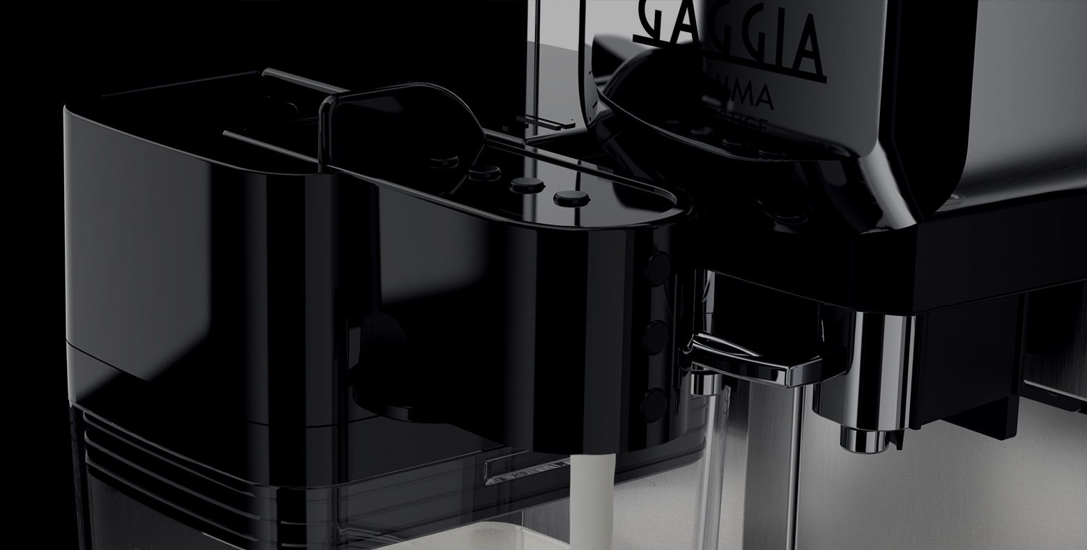 מיכל חלב מובנה 0.5 ליטר במכונת Gaggia Anima Prestige להכנת קפוצ׳ינו ולאטה