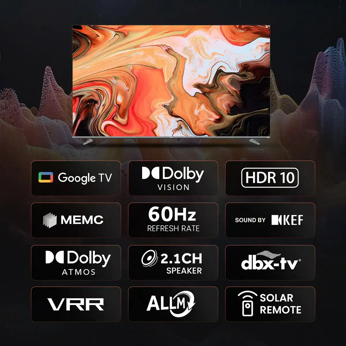 Haier H65M80FUX - �������� ���� 65 ���� QD-Mini LED 4K �� ����� ���� KEF | ����� ����