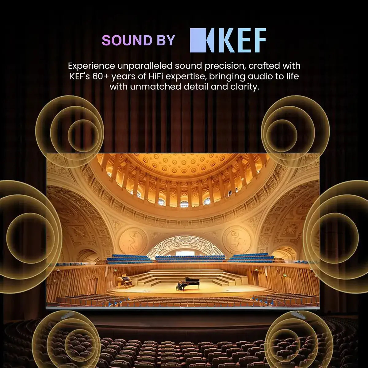 Haier H65M80FUX - �������� ���� 65 ���� QD-Mini LED 4K �� ����� ���� KEF | ����� ����