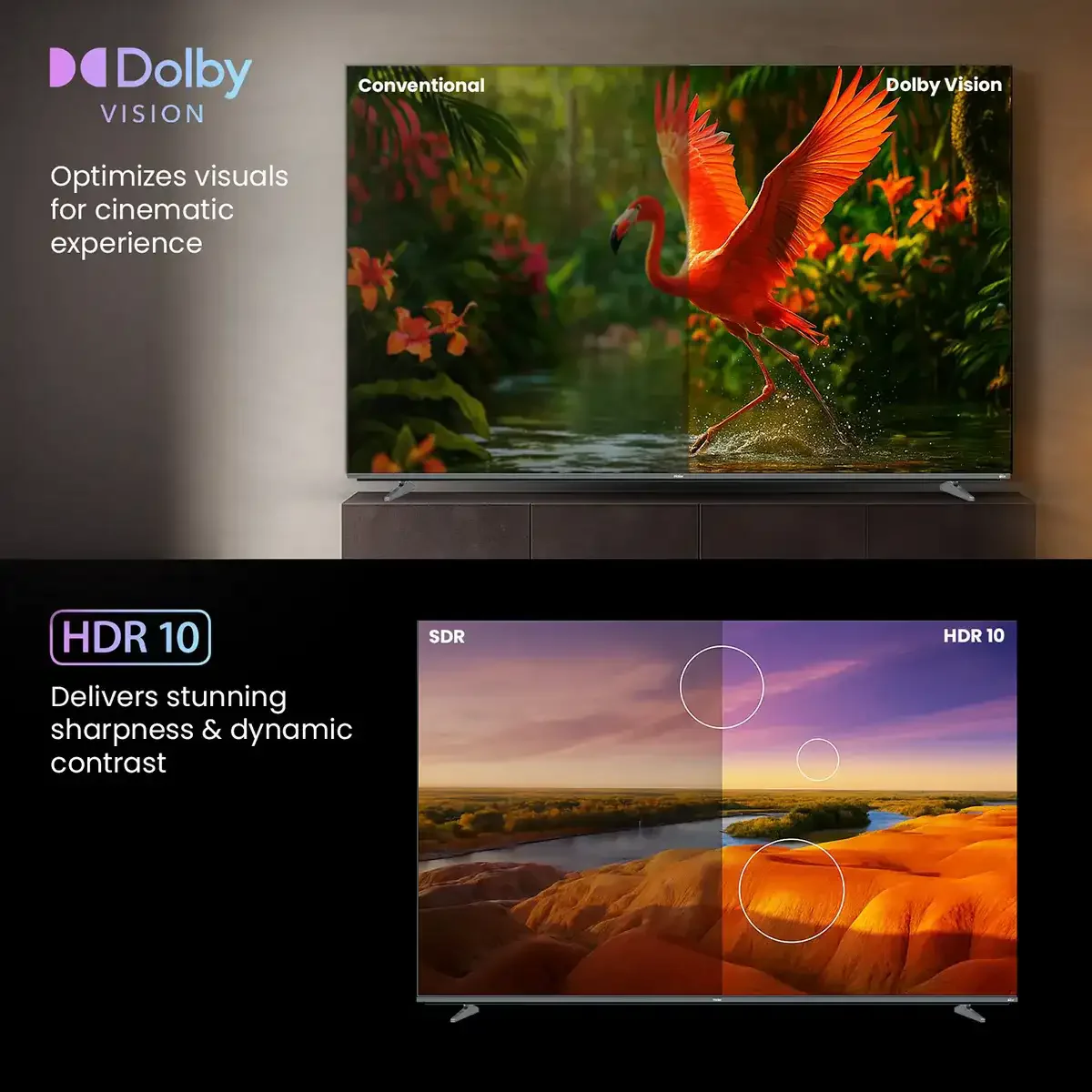Haier H85M80FUX - �������� ���� 85 ���� QD-Mini LED 4K �� ����� ���� KEF | ����� ����