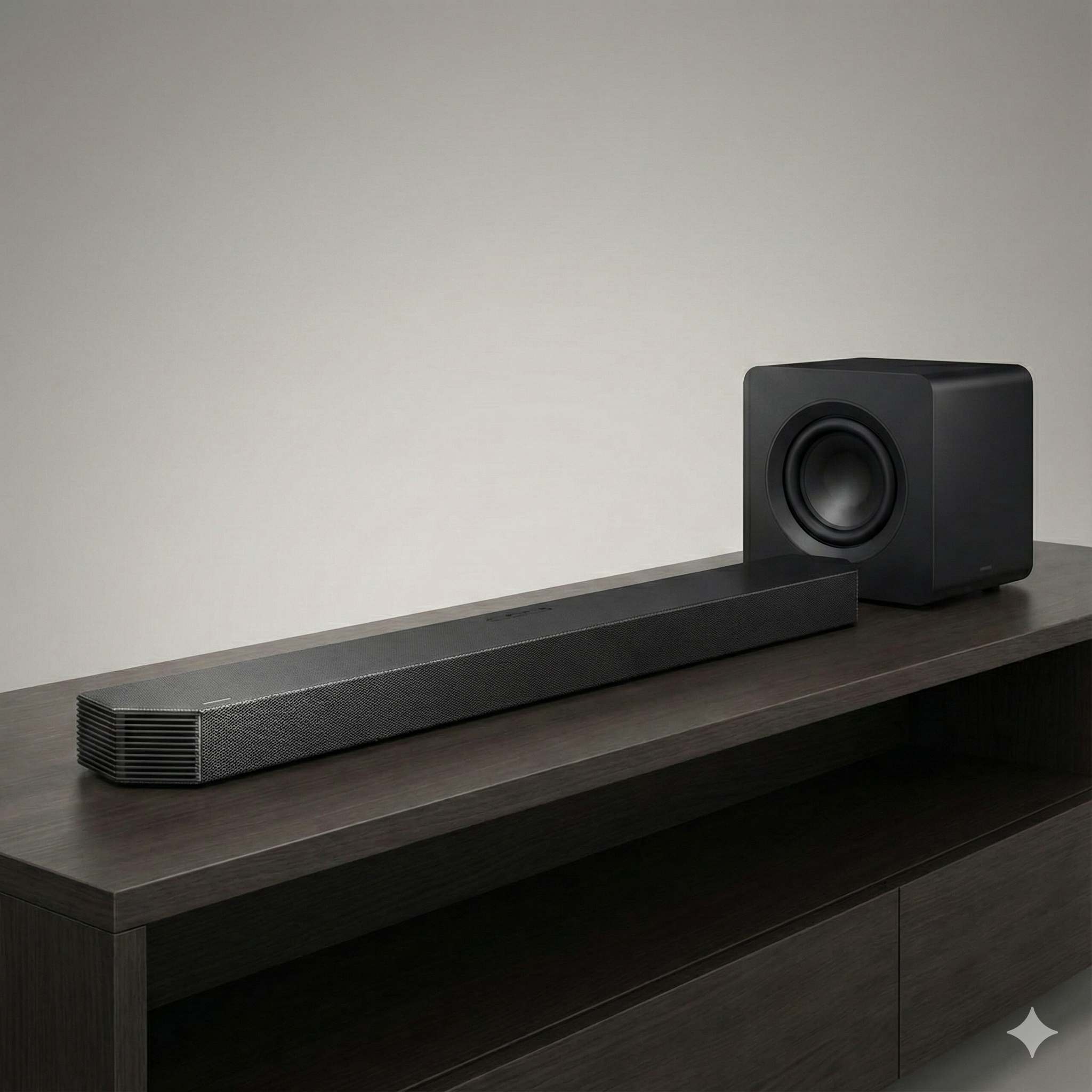 חיבורים ועיצוב דק Samsung Soundbar Q800F