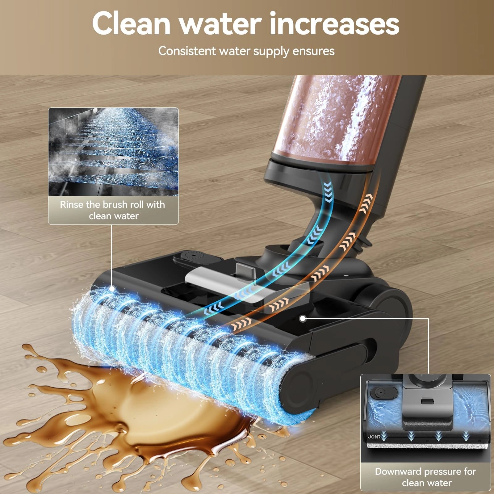 JONR ED12 Pro Max � ���� ���� ����� �� ��� ����, ����� ������� 17,000Pa ������ Lie-Flat 180�