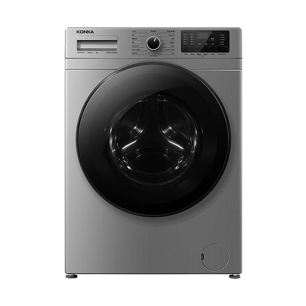 KONKA KG80-12B13B-C- מכונת כביסה פתח קדמי 8 ק"ג גימור כסוף קונקה | יבואן רשמי KONKA KG80-12B13B-C- מכונת כביסה פתח קדמי 8 ק"ג גימור כסוף קונקה | יבואן רשמי