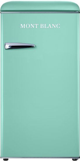 מקרר משרדי רטרו פיסטוק מון בלאן MONT BLANC MBR-190DF-PS נפח 95 ליטר