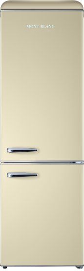 מקרר 2 דלתות מקפיא תחתון רטרו MONT BLANC MBR-410DF-BEJ בנפח 300 ליטר מונט בלאנק בז' - יבואן רשמי מקרר 2 דלתות מקפיא תחתון רטרו MONT BLANC MBR-410DF-BEJ בנפח 300 ליטר מונט בלאנק בז' - יבואן רשמי