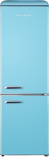מקרר 2 דלתות מקפיא תחתון רטרו MONT BLANC MBR-410DF-BLU בנפח 300 ליטר מונט בלאנק כחול יבואן רשמי מקרר 2 דלתות מקפיא תחתון רטרו MONT BLANC MBR-410DF-BLU בנפח 300 ליטר מונט בלאנק כחול יבואן רשמי