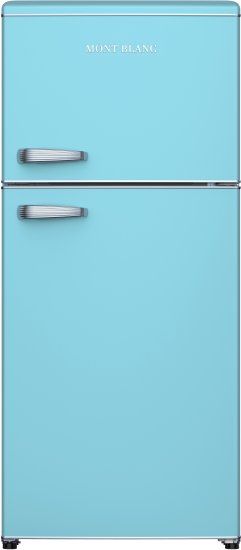 מקרר 2 דלתות מקפיא עליון רטרו Mont Blanc MBR-640FF-BLU בנפח 518 ליטר NO-FROST כחול - יבואן רשמי מקרר 2 דלתות מקפיא עליון רטרו Mont Blanc MBR-640FF-BLU בנפח 518 ליטר NO-FROST כחול - יבואן רשמי