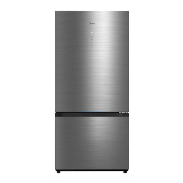 מקרר מקפיא תחתון Midea MDRB905FGL46D בגימור נירוסטה מוברשת 680 ליטר מקרר מידאה 2 דלתות מומלץ