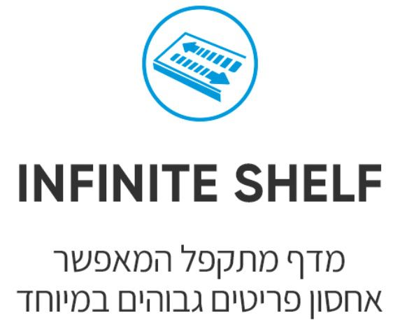 INFINITE SHELF - מדף מתכוונן ומתקפל
