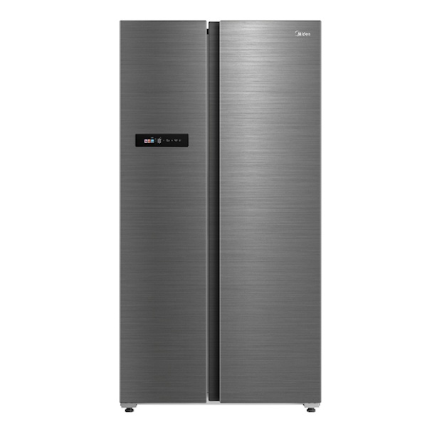 מקרר Midea MDRS791MIL46 דלת לצד דלת 592 ליטר נירוסטה מוברשת מקרר Side by Side מומלץ מבית מידאה יבואן רשמי המילטון מדחס אינוורטר