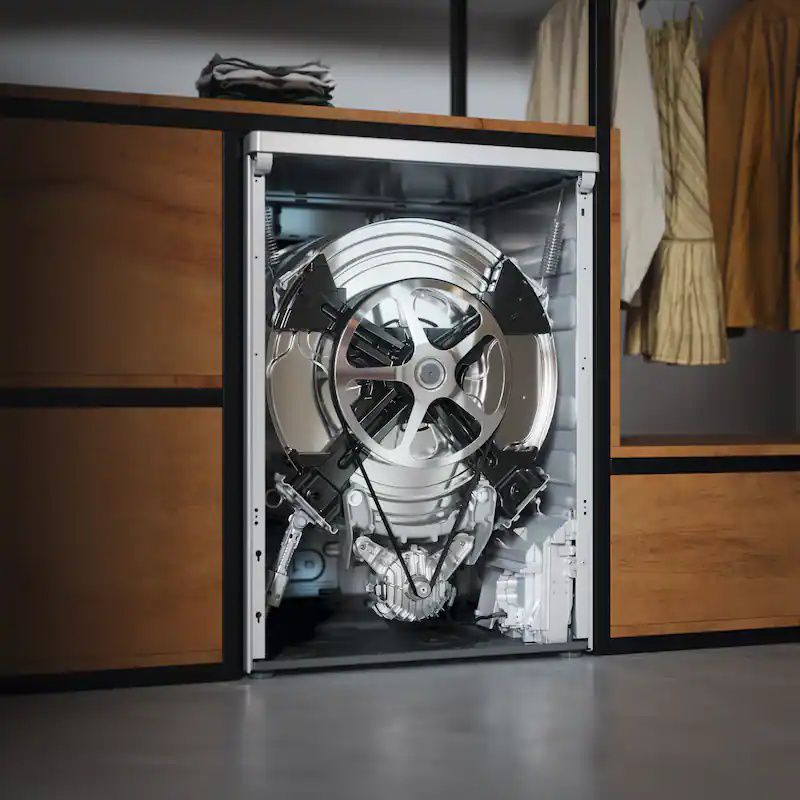 Miele WWB360 WCS בחדר שירות &ndash; מכונת כביסה פרימיום לבית מודרני