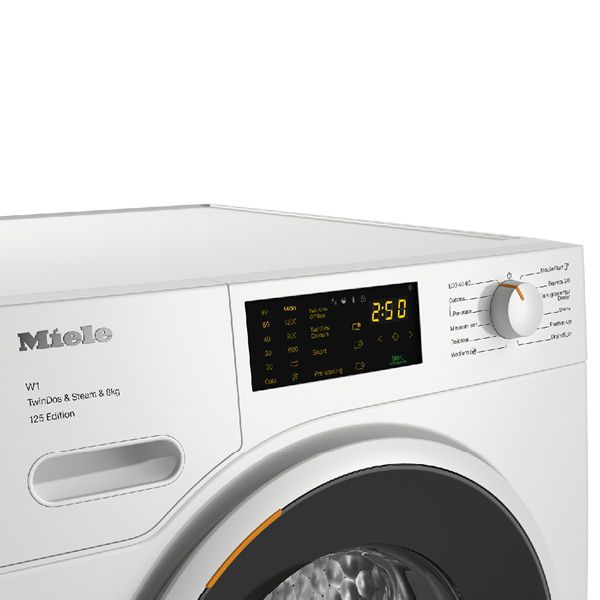 Miele WWB680 TWIN DOS – תקריב מערכת TwinDos ותא מילוי חומרי כביסה