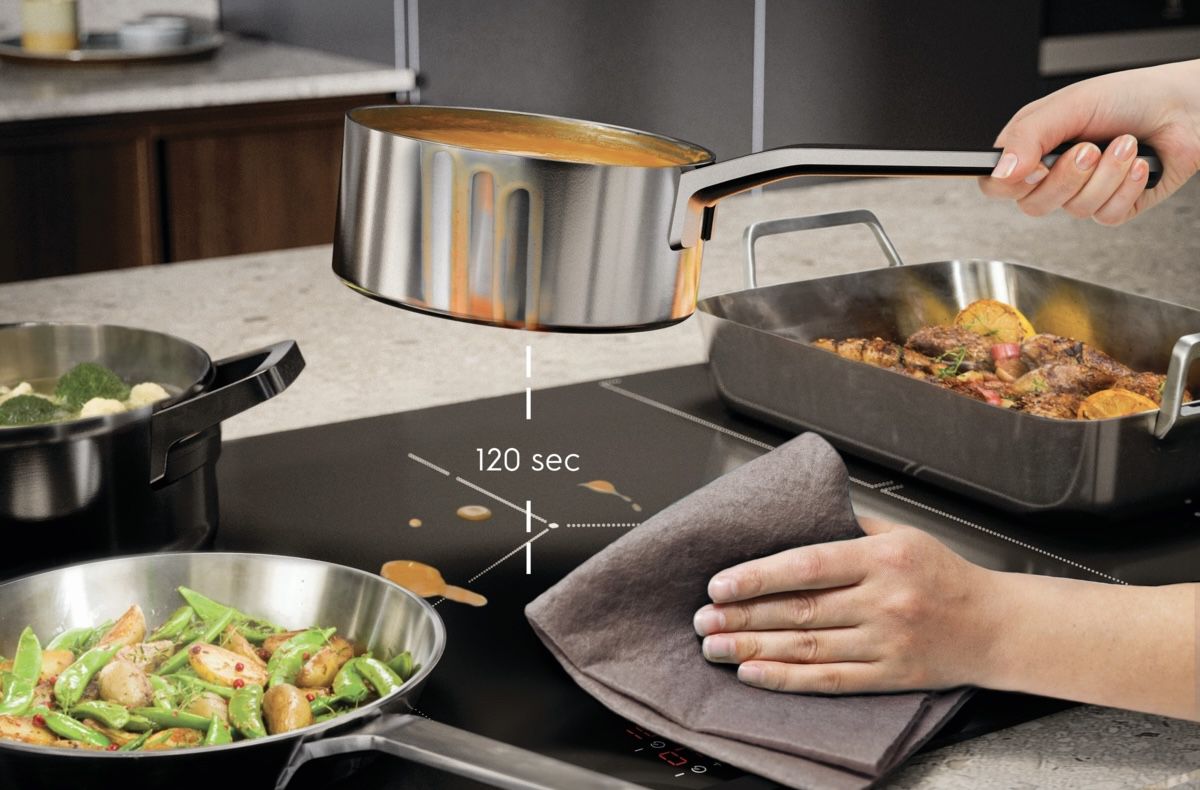 ������ ��������� AEG NIK85M00FB - ���� 78 �"� �� MaxiSense Plus �-Hob2Hood | ����� ����