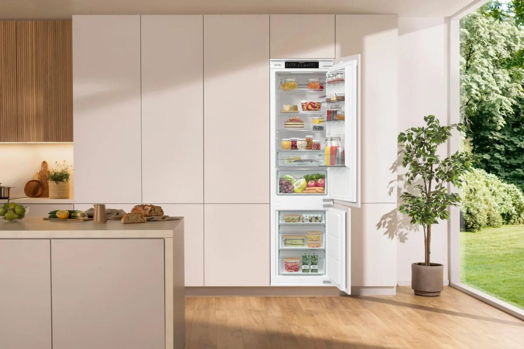 ���� �������� 2 ����� Gorenje NRKI517E42 ����� ����� ������� 252 ���� No-Frost