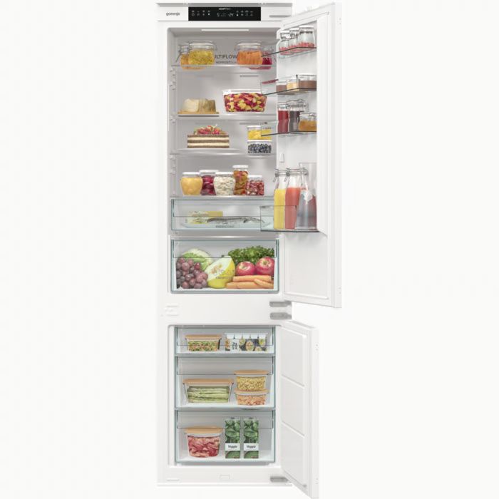 מקרר אינטגרלי 2 דלתות Gorenje NRKI519E41 בנפח 284 ליטר ורוחב 54 ס"מ עם מקפיא משתנה מקרר אינטגרלי 2 דלתות Gorenje NRKI519E41 בנפח 284 ליטר ורוחב 54 ס"מ עם מקפיא משתנה