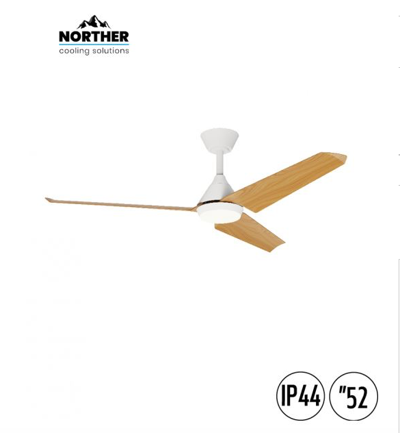 מאוורר תקרה לפרגולה NORTHER TANGO 52 דגם NTP-TNGIP44-WHWD-LED – IP44 עם תאורת LED ושלט | יבואן רשמי מאוורר תקרה לפרגולה NORTHER TANGO 52 דגם NTP-TNGIP44-WHWD-LED – IP44 עם תאורת LED ושלט | יבואן רשמי