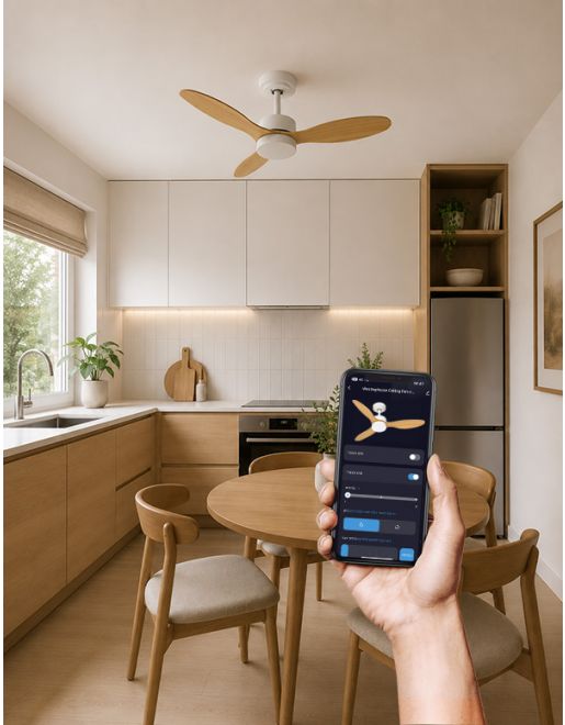 ������ ���� NORTHER VERMONT 42" WiFi ��� �� ���� DC ���, ����� �� ����� ����, ����� ����