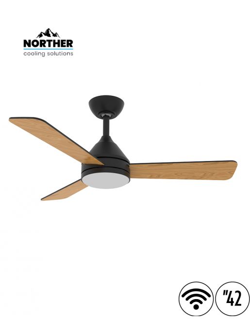 מאוורר תקרה חכם NORTHER YOUNG 42 WiFi עם מנוע DC שקט ותאורת לד של נורטר - יבואן רשמי מאוורר תקרה חכם NORTHER YOUNG 42 WiFi עם מנוע DC שקט ותאורת לד של נורטר - יבואן רשמי