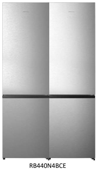 Hisense RB440N4BCE � ���� ����� 336 ���� NoFrost �� ����� ����� Inverter ������� | ����� ����